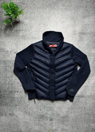 Женский пуховик nike tech fleece aeroloft down jacket!2 фото