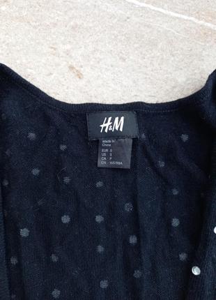 Болеро h&m чорне светр з блискітками2 фото