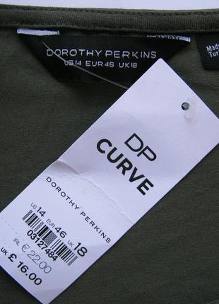 Модная блуза dorothy perkins, вискоза, размер 18/46, новая с этикеткой4 фото