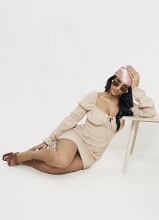 Платье лен +вискоза 👗❤️🌺prettylittlething 7