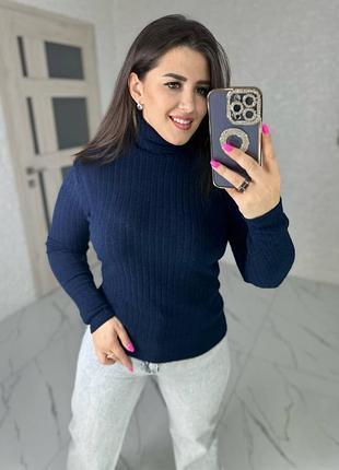 Женский ангоровый гольф цвета4 фото