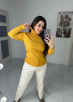 Женский ангоровый гольф цвета3 фото