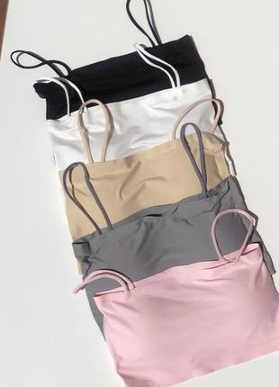 Топ топік бюстгальтер майка брелет ліфчик нижня білизна бра безшовний топ