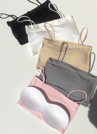 Топ топік бюстгальтер майка брелет ліфчик нижня білизна бра безшовний топ