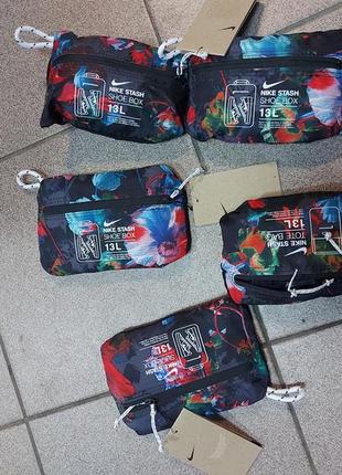 Сумка для обуви nike printed stash shoe bag (dv3087-010)5 фото