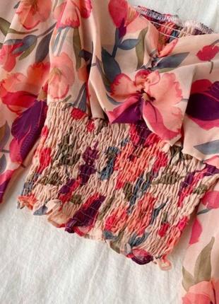 Блузы с цветочным принтом 💗♥️запрашивайте наличие перед заказом!7 фото