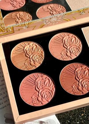 Палетка для макіяжу обличчя pat mcgrath divine blush + glow cheek palette nude venus7 фото