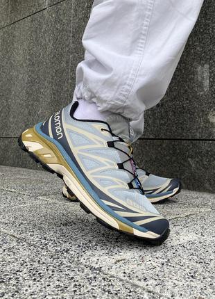 Salomon s/lab xt-6 blue/beige