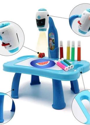Дитячий столик із проєктором для малювання для хлопчиків