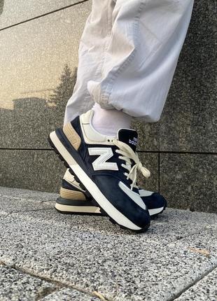 Хит продажи new balance 574 legacy blue/white3 фото