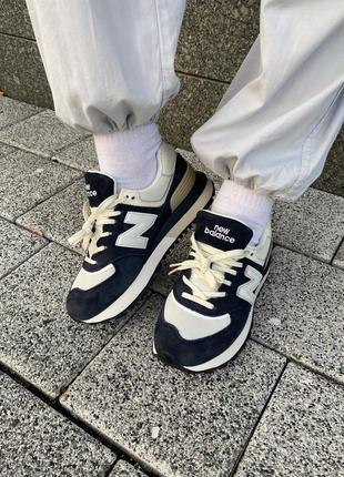 Хит продажи new balance 574 legacy blue/white8 фото