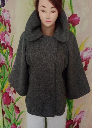 Vintage stories. напів пальто/жакет/пончо/піджак wool/вовна у вінтажному стилі