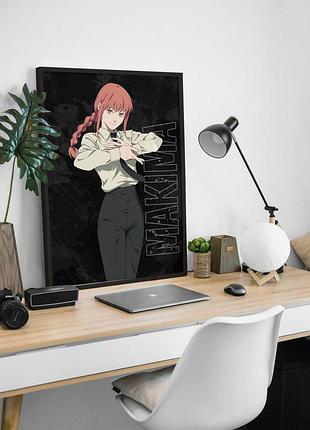 Набор постеров аниме chainsaw man / человек-бензопила / почита / пауэр / дэнджи / 8 шт