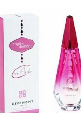 Жіноча туалетна вода  ange ou demon in pink 100 ml потерта кришка1 фото