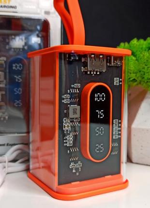 Потужний pd повербанк 20000 mah із led-дисплеєм, помаранчевий, y204
