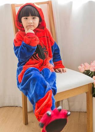 Кигуруми спайдермен 146-158 см люлина паук костюм1 фото