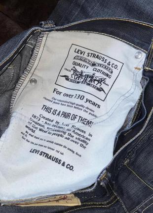 Джинсы levi's 504 straight оригинал синие3 фото