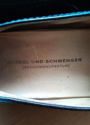 Кожаные фирменные красивые туфли,kennel und schmenger3 фото