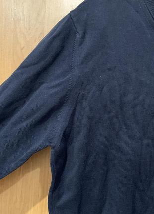Темно-синий мужской свитер3 фото