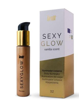 Крем-шимер для тіла intt sexy glow1 фото