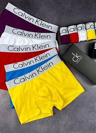 Новинка мужские боксеры в стиле calvin klein
набор 3,4,5 штук в подарочной коробке премиум качество разные цвета