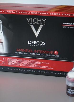 Vichy dercos aminexil clinical  5 средство против выпадения волос и комплексного действия для мужчин