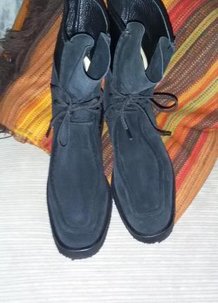 Замшевые ботинки notabene copenhagen (дания). размер 38,5 -39 ( 25,4 см)10 фото
