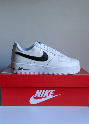 Женские кроссовки nike air force 1 white black. размеры 36-41