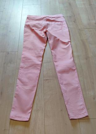 Удобные розовые джинсы скинни5 фото