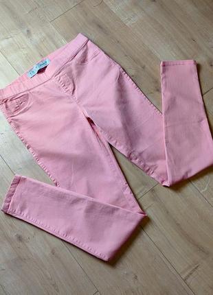 Удобные розовые джинсы скинни8 фото