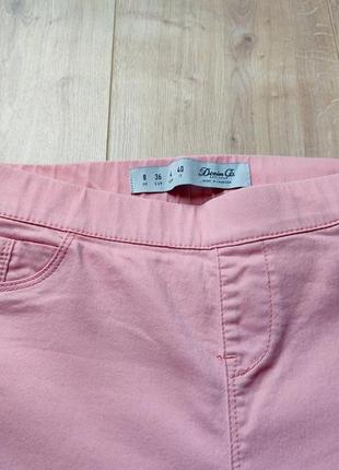 Удобные розовые джинсы скинни7 фото