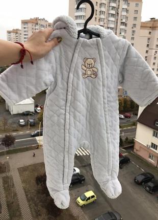 Демисезонный комбез little me 3-6 месяцев