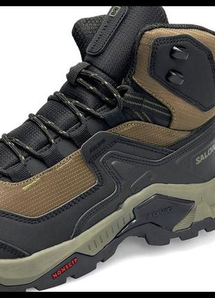 Salomon quest element gtx gore-tex black grey sand3 фото