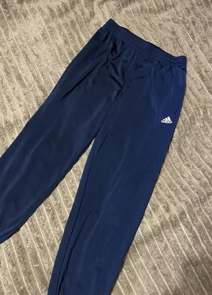 Синие спортивные штаны adidas женские xs джогеры3 фото