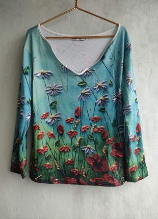 Тонкий свитерок, кофточка miss look xl