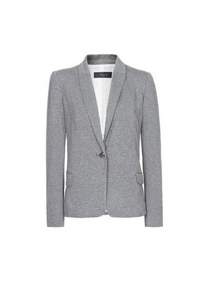 Легкий трикотажный пиджак mango suit