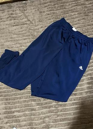 Синие спортивные штаны adidas женские xs джогеры1 фото