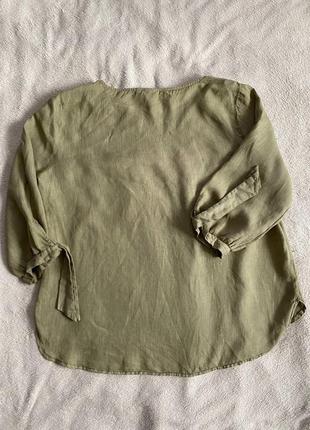 Льняна блуза emily van den berg6 фото