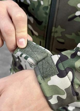 Куртка тактична військова софтшелл мультикам унісекс7 фото