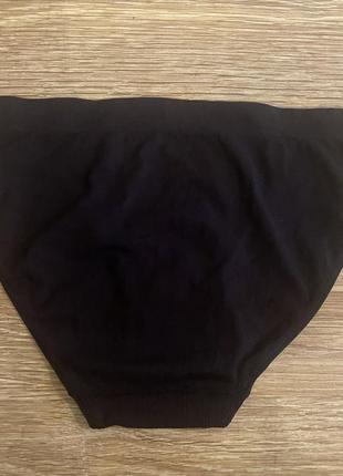 Шикарные, базовые, трусики, в черном цвете, от бренда: lingerie c&amp;a 👌7 фото