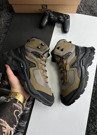 Шикарные зимние ботинки "salomon quest element gore-tex winter"