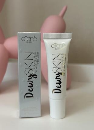 Праймер с эффектом увлажнения и сияния кожи ciate london dewy skin vitamin c glass glow primer