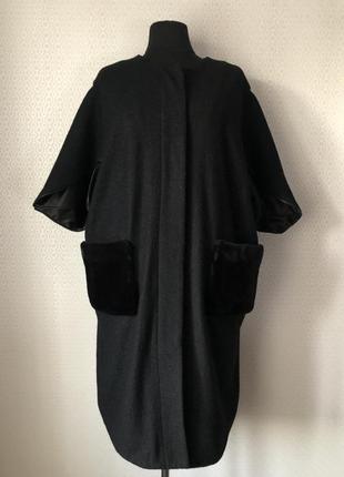 Изысканное аристократичное пальто от дорогого бренда maxa, размер 50-52-54