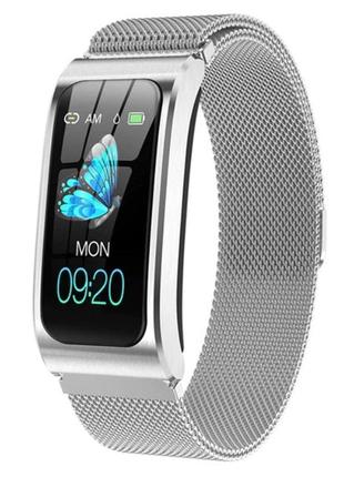 Жіночий смарт годинник smart mioband pro silver