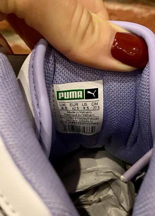 Кроссовки хайтопы puma кожаные - 27 см - оригинал, высокие7 фото