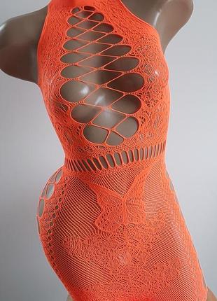 5-226 комплект пеньюар сітка нарукавники пеньюар-сетка