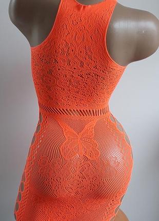 5-226 комплект пеньюар сітка нарукавники пеньюар-сетка