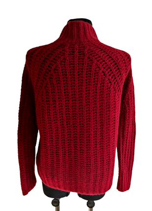 Новий цікавий светр кольору смородини із кашеміру та шовку!3 фото