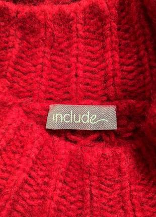 Новий цікавий светр кольору смородини із кашеміру та шовку!7 фото