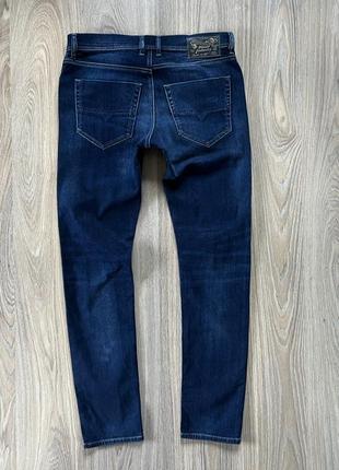 Оригінальні чоловічі стрейчеві джинси diesel tephar slim carrot3 фото